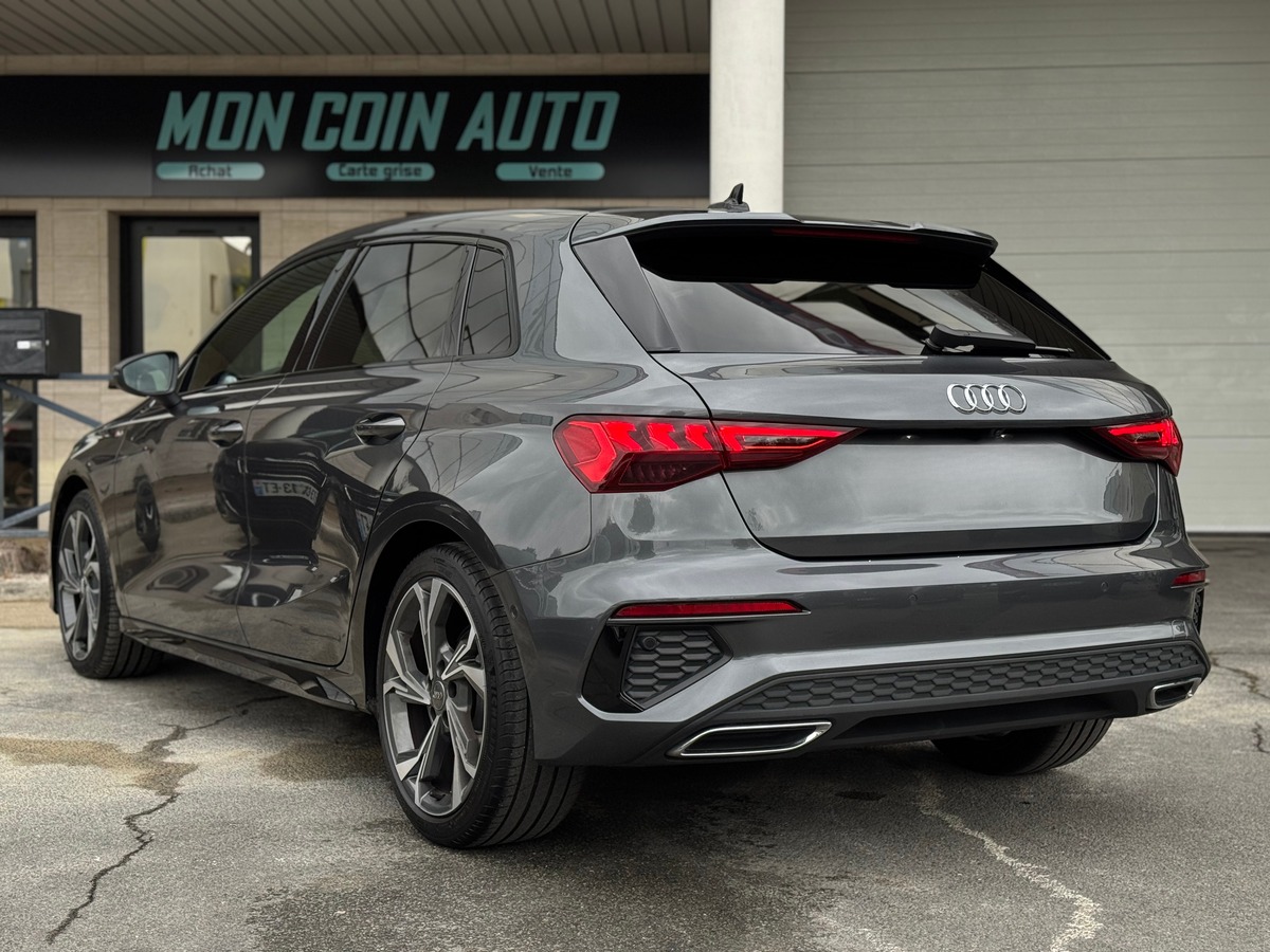Audi A3 Sportback Sline 35 2.0 TDI S Tronic7 150 cv -Boîte auto - B&O