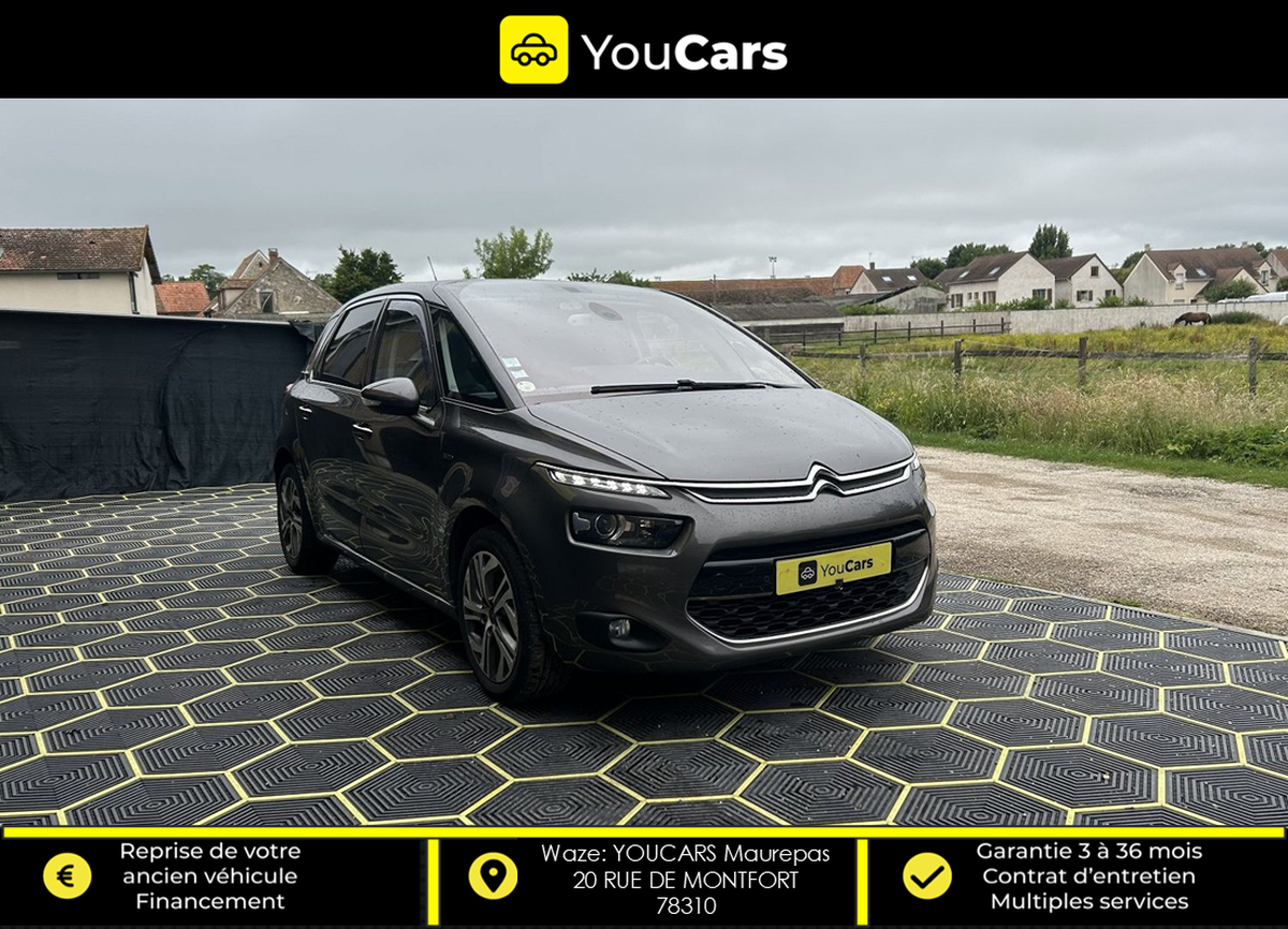 Citroën C4 Picasso EXCLUSIVE 2.0 EAT6 150 cv TOIT PANORAMIQUE - SIEGES ELECTRIQUES CHAUFFANTS - GPS
