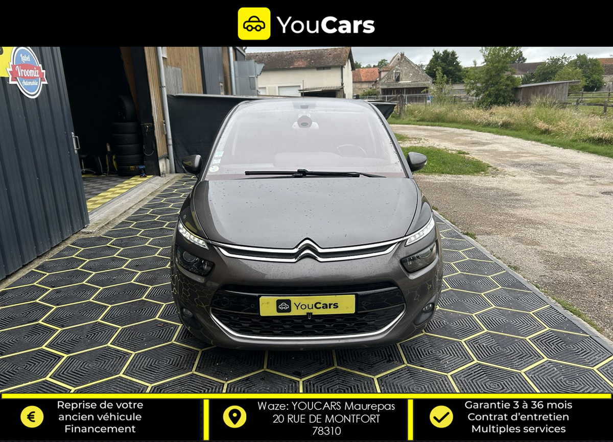 Citroën C4 Picasso EXCLUSIVE 2.0 EAT6 150 cv TOIT PANORAMIQUE - SIEGES ELECTRIQUES CHAUFFANTS - GPS