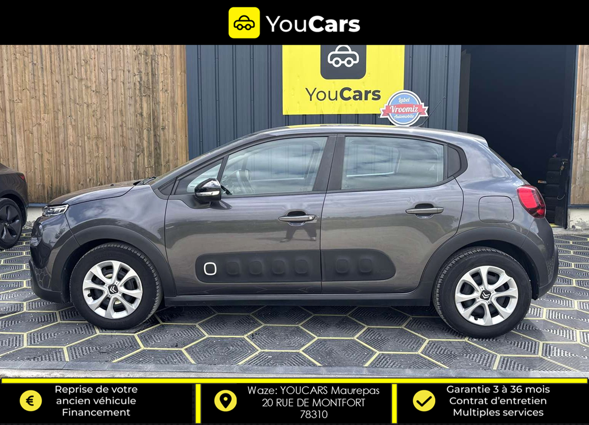 Citroën C3 III 1.6 BlueHDi 75 cv RADAR DE RECUL APPLE CARPLAY
