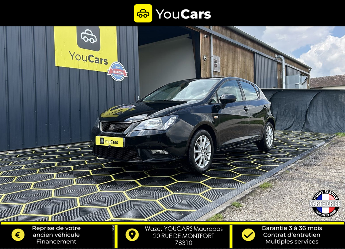 Seat Ibiza IV Phase 3 5 Portes 1.2 TSI 90 cv ECRAN - BLUETOOTH MUSIC