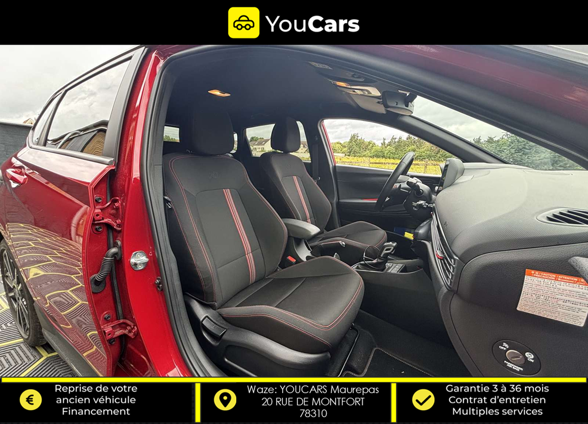 Hyundai i20 III 1.0 T-GDi GPF Mild Hybrid DCT7 100 cv Boîte auto N-LINE ENTRETIEN HYUNDAI