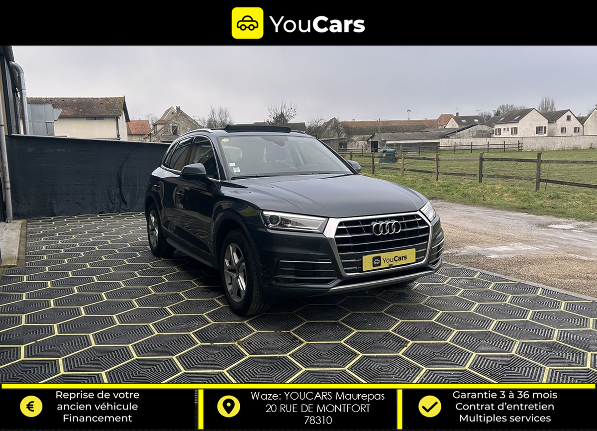 Audi Q5 DESIGN LUXE 2.0 TDI 150 cv TOIT OUVRANT - SIEGES ELECTRIQUE CHAUFFANTS - CARPLAY