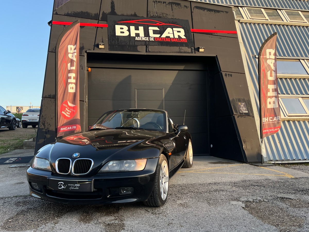 Image: Bmw Z3 1.8 115cv - Sièges tissus électriques - Brise vent - Capote en bon état - Vitres électriques