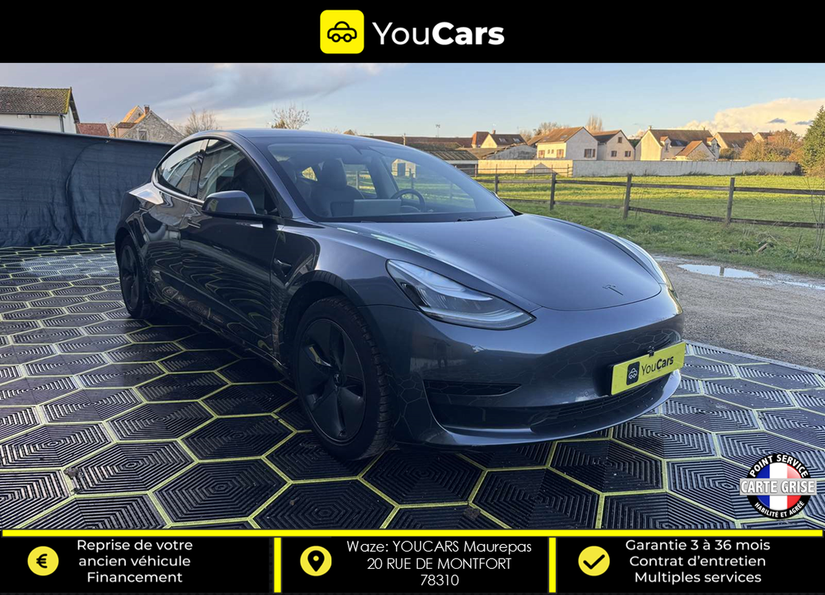 Tesla Model 3 Standart + 325 cv AUTOPILOT TOI PANORAMIQUE PREMIERE MAIN