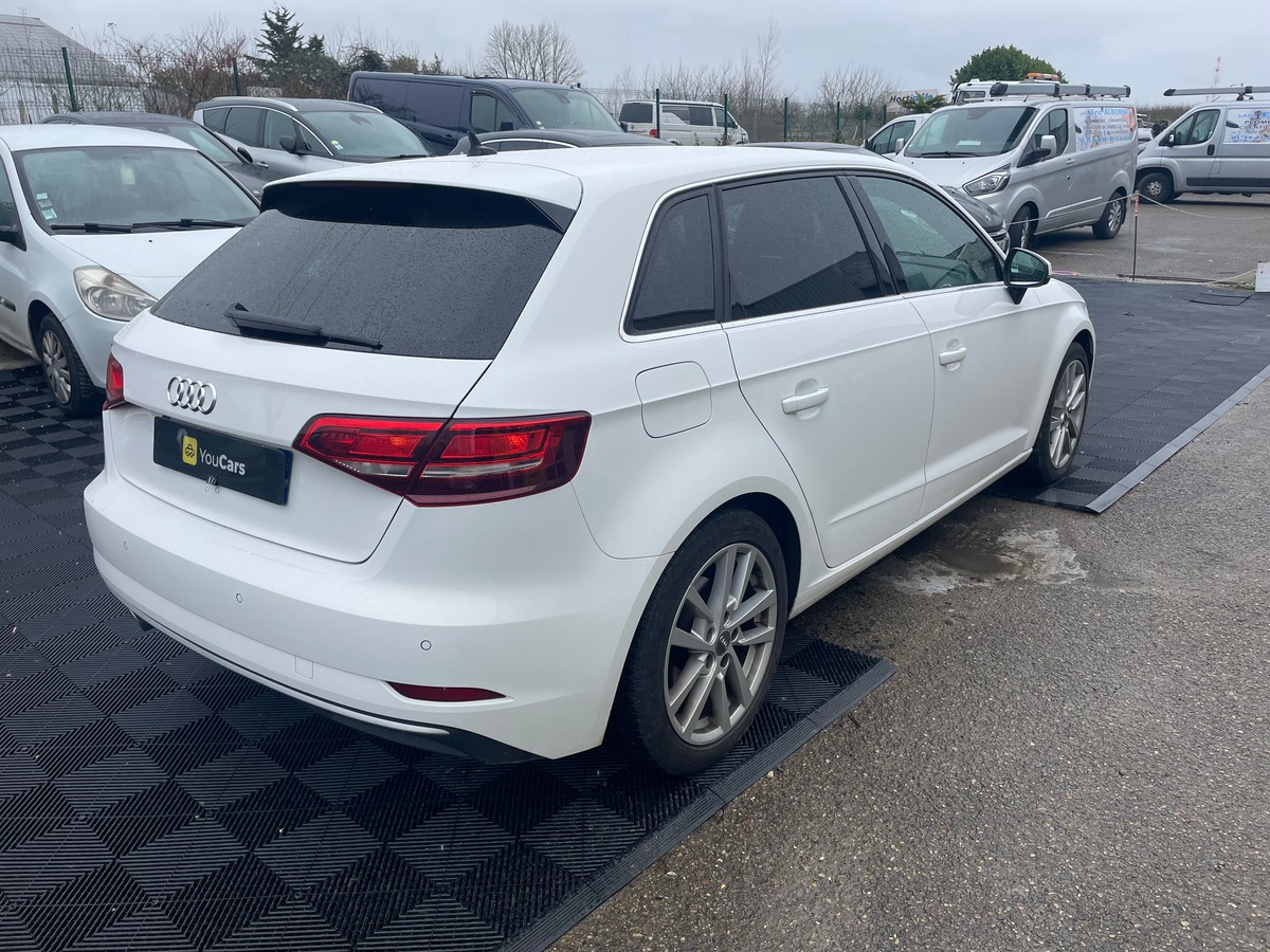 Audi A3 Sportback TFSI S-Tronic7 150 cv Boîte auto ENTRETIEN A JOUR - CLIM AUTO - GPS - CARPLAY