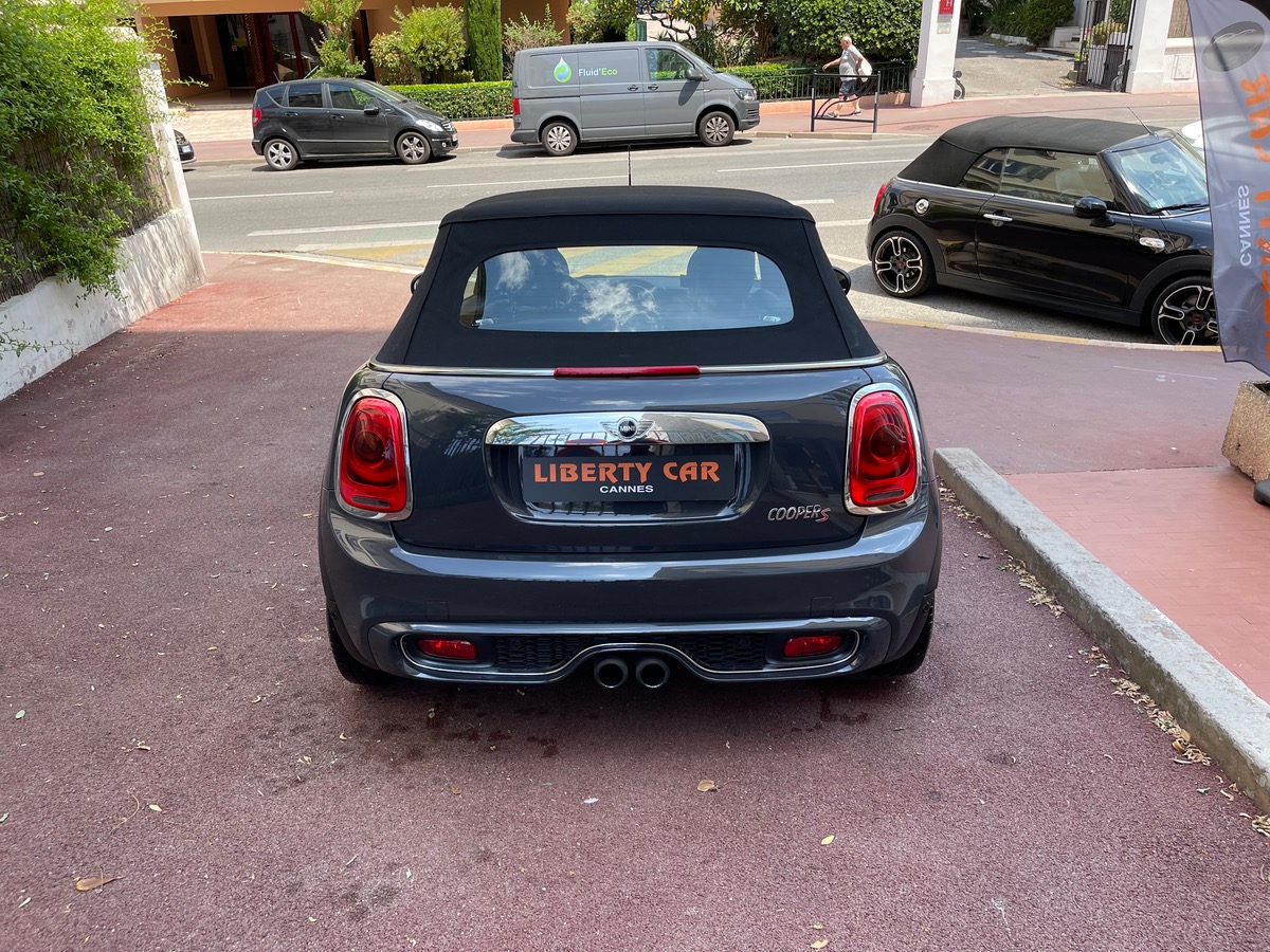 Mini Cabrio cooper s 192 CV / Jantes Noires/