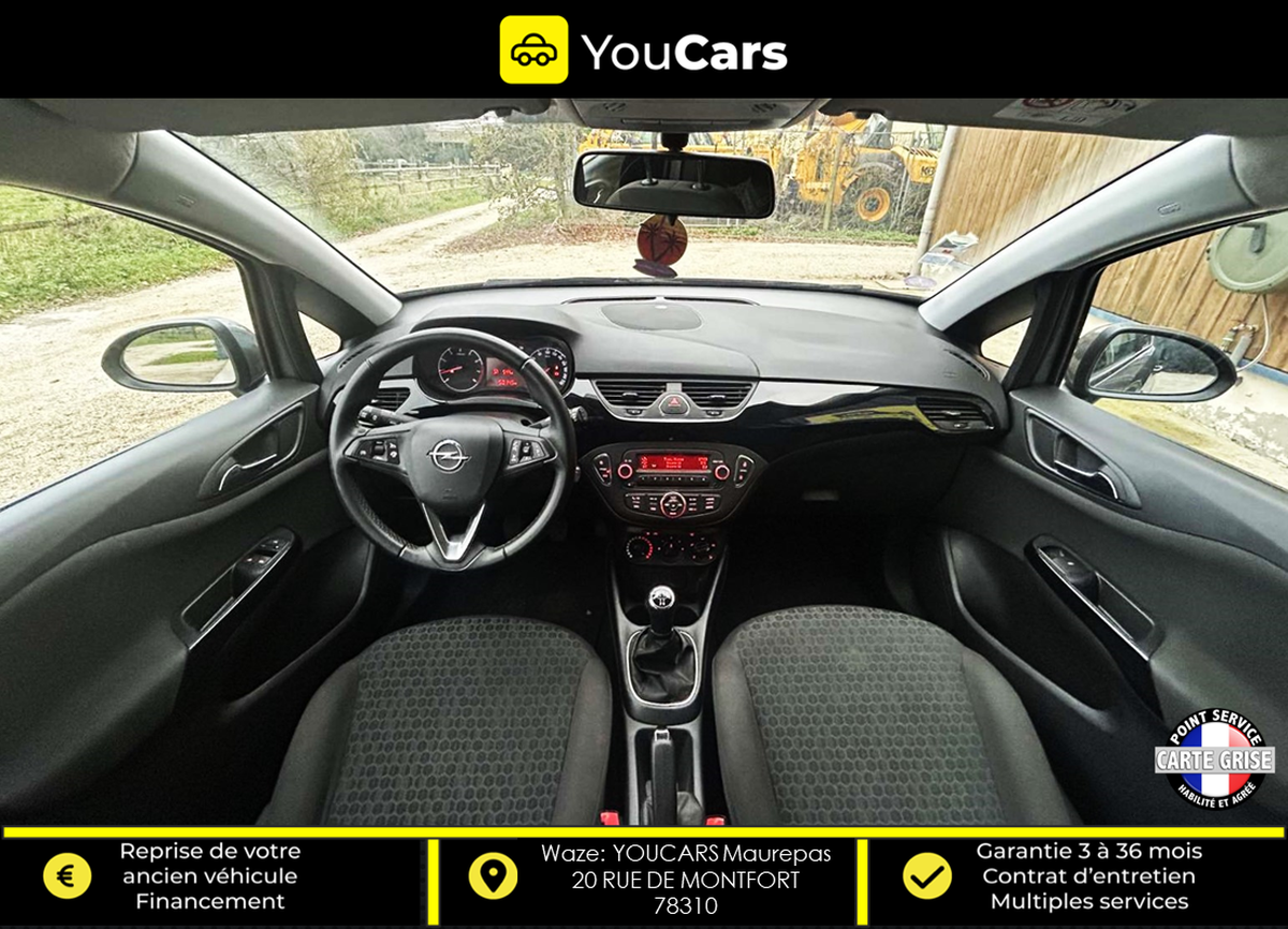 Opel Corsa V 1.0 ECOTEC TURBO 90 CV ENJOY / ENTRETIEN A JOUR / BLUETOOTH