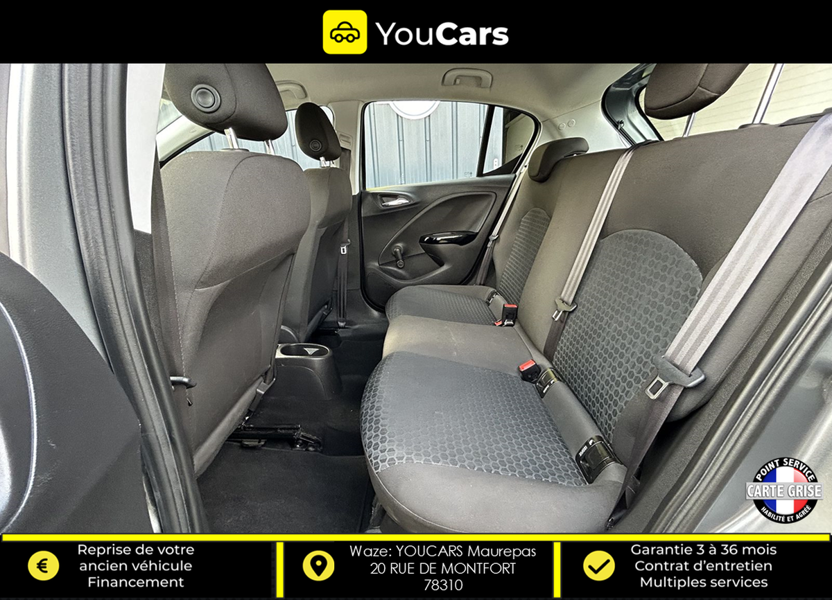 Opel Corsa 5 Portes 1.4 i 90 cv FACTURE D'ENTRETIEN - BLUETOOTH MUSIC