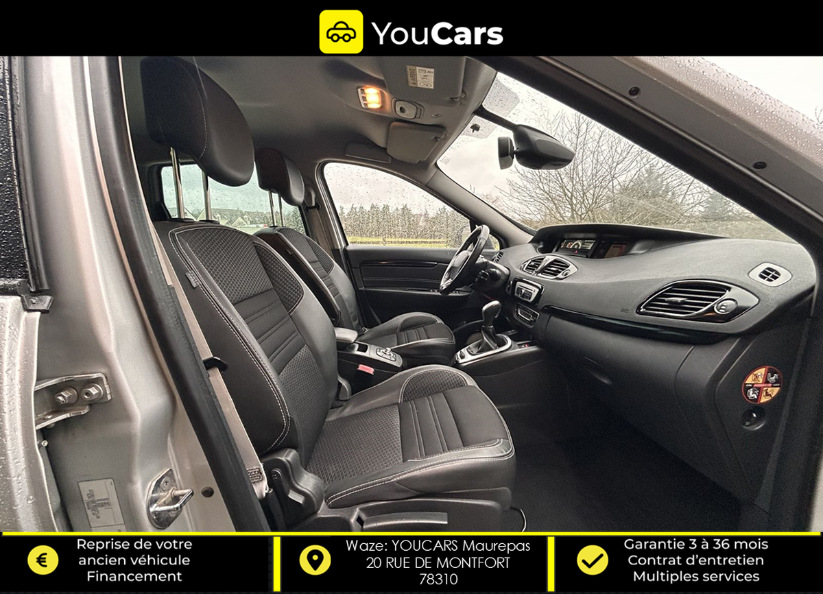 RENAULT Grand Scenic BOSE 7 PLACES 1.5 dCi EDC6 110 cv ENTRETIEN RENAULT - CAMERA DE RECUL - GPS