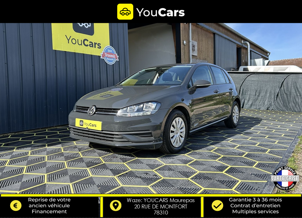 Volkswagen Golf VII 7 Phase 2 5 Portes 1.0 TSI 86 cv ENTRETIEN EXCLUSIF VOLKSWAGEN