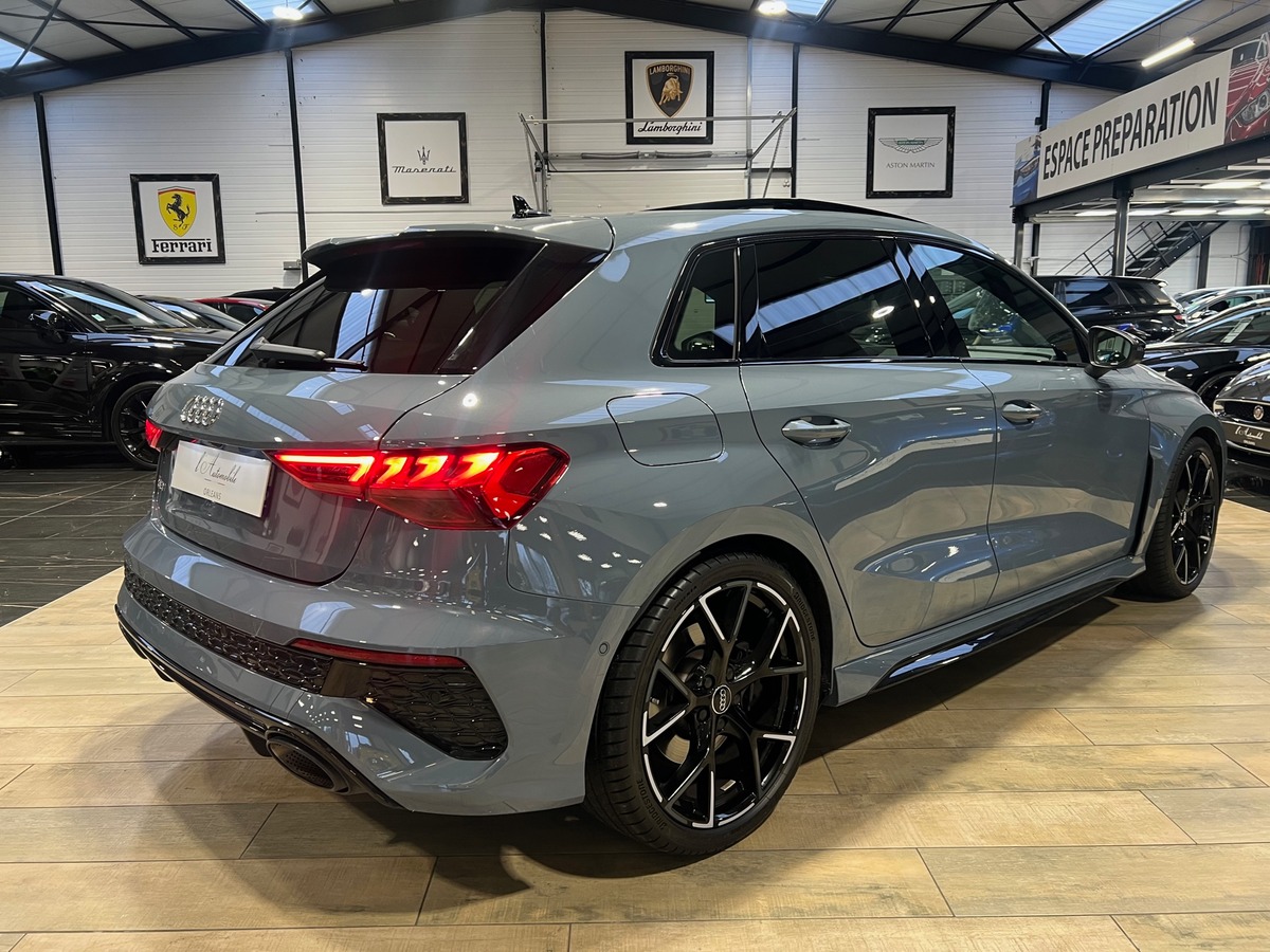 Audi RS3 Sportback IV QUATTRO 2.5 TFSi 400 cv S-TRONIC7 GRIS KEMORA FR