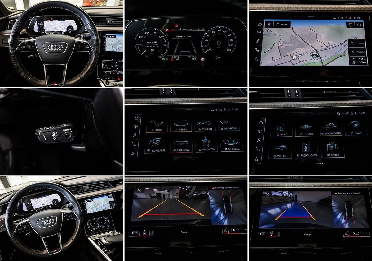 Audi e-tron Sportback 55 408ch S Line e-quattro Black Edition Bang&Olufsen Toit ouvrant