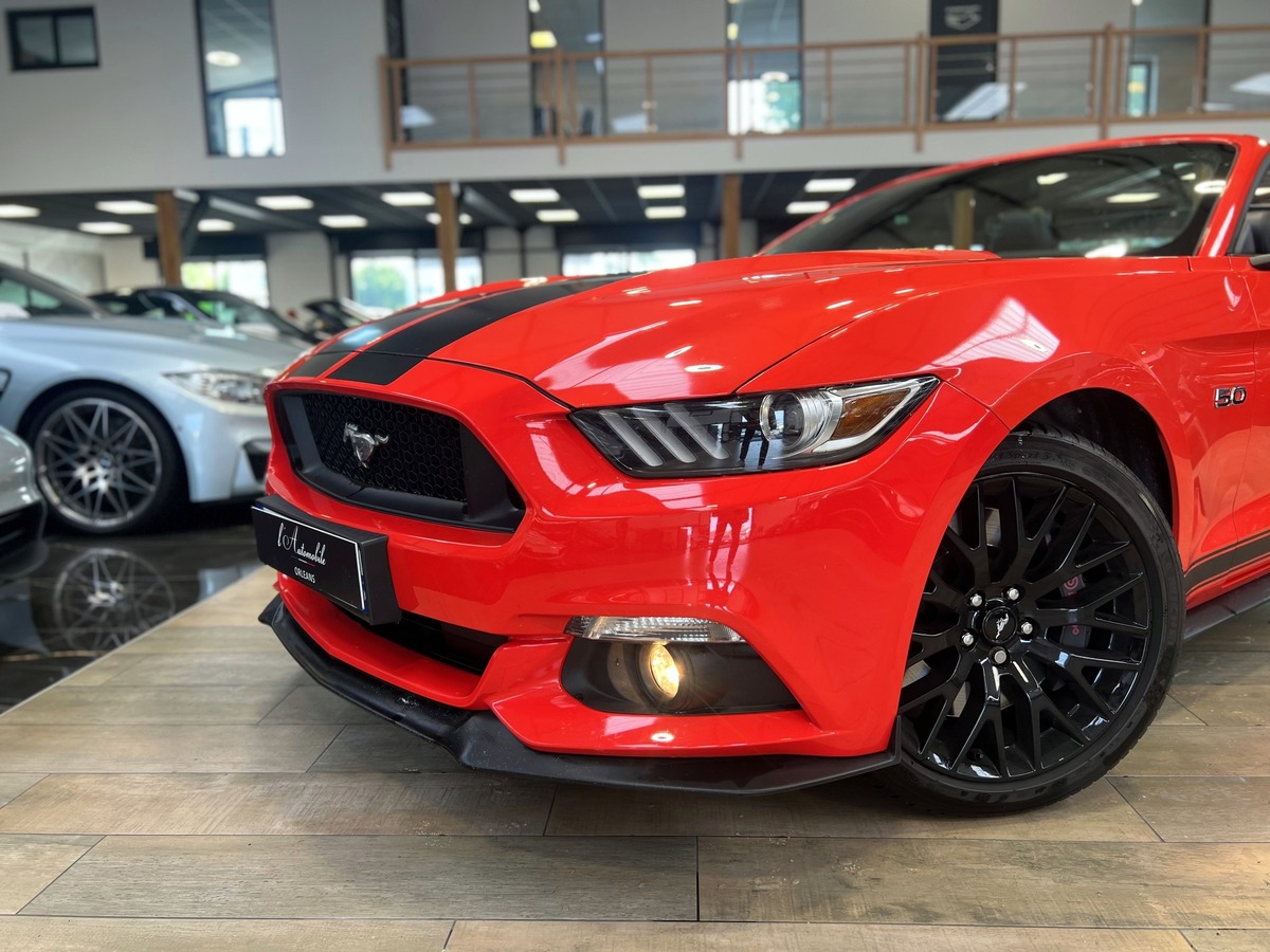 Ford Mustang CABRIOLET VI GT 5.0 V8 421 ORANGE BVA