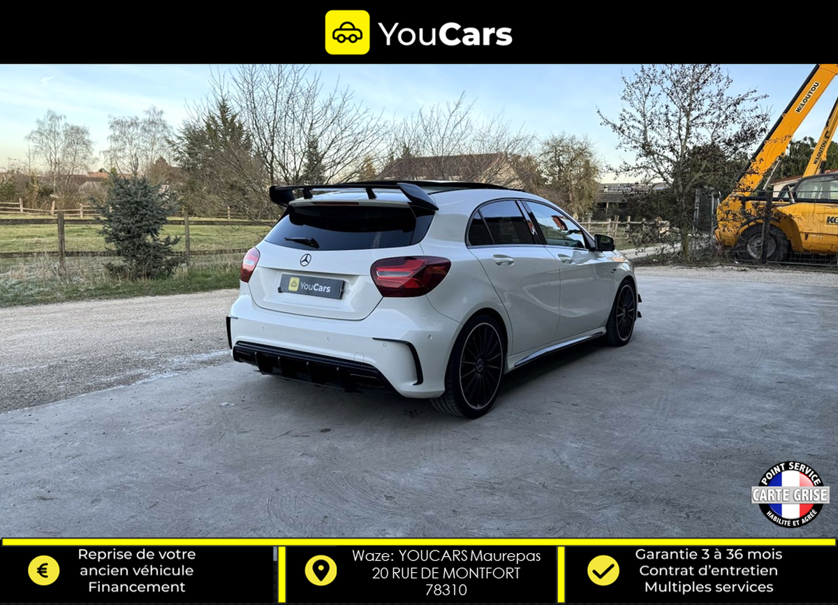 Mercedes-Benz Classe A 45 AMG 2.0 Ti  4MATIC 7G-DCT 381 cv PACK AERO - TOIT OUVRANT