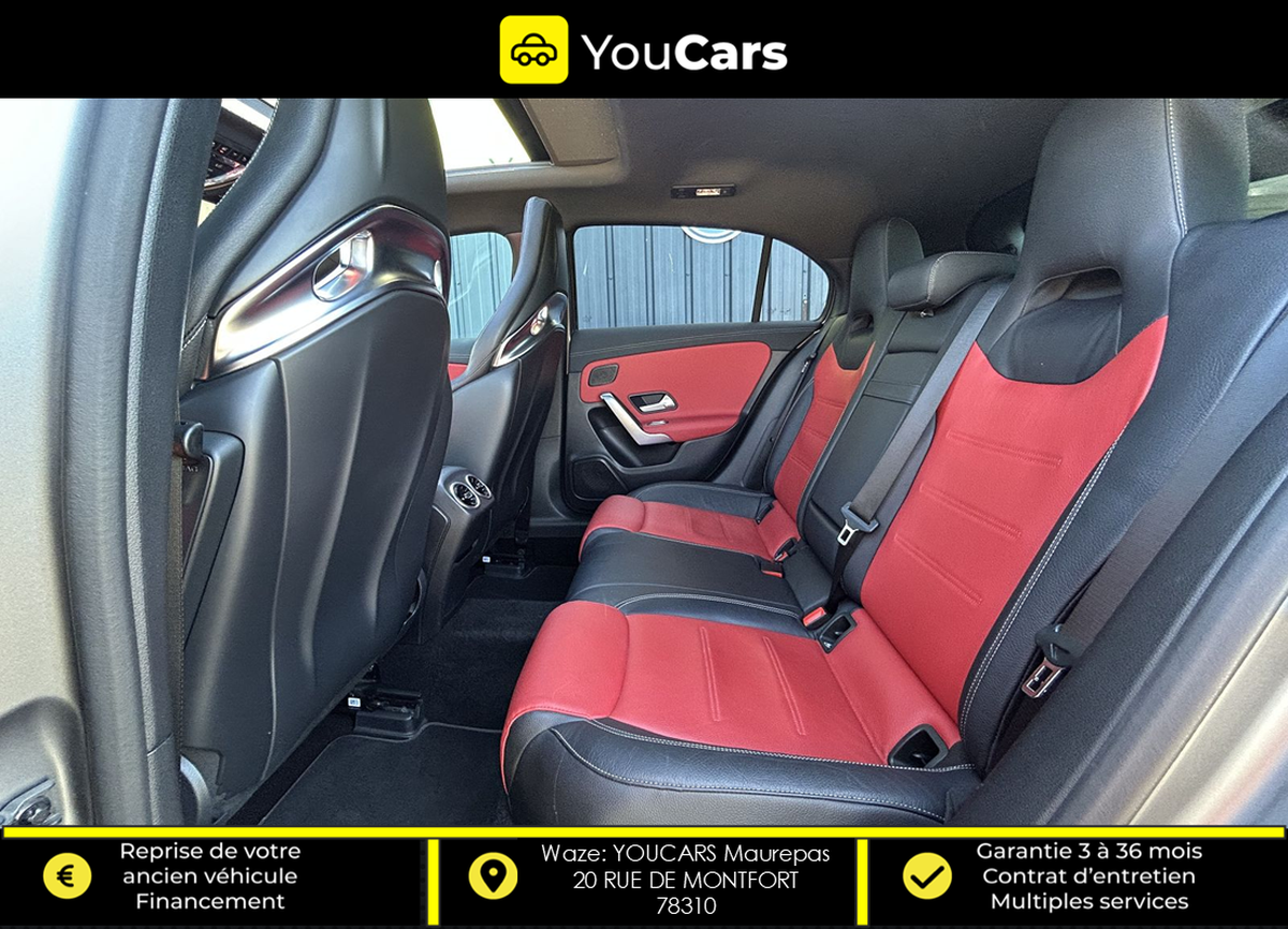 Mercedes-Benz Classe A 45 S AMG 2.0 Ti 4MATIC+ 8G-DCT 421cv TOIT OUVRANT - PACK AERO - SIEGES SPORT