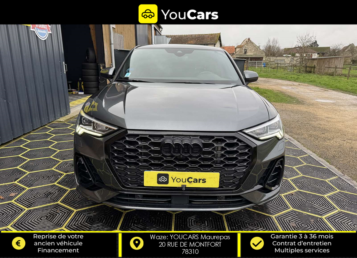 Audi Q3 Sportback 45e 1.4 TFSI 16V GPF 245 PHEV DSG6 150 cv S-LINE ENTRETIEN FULL AUDI CAMERA RECUL