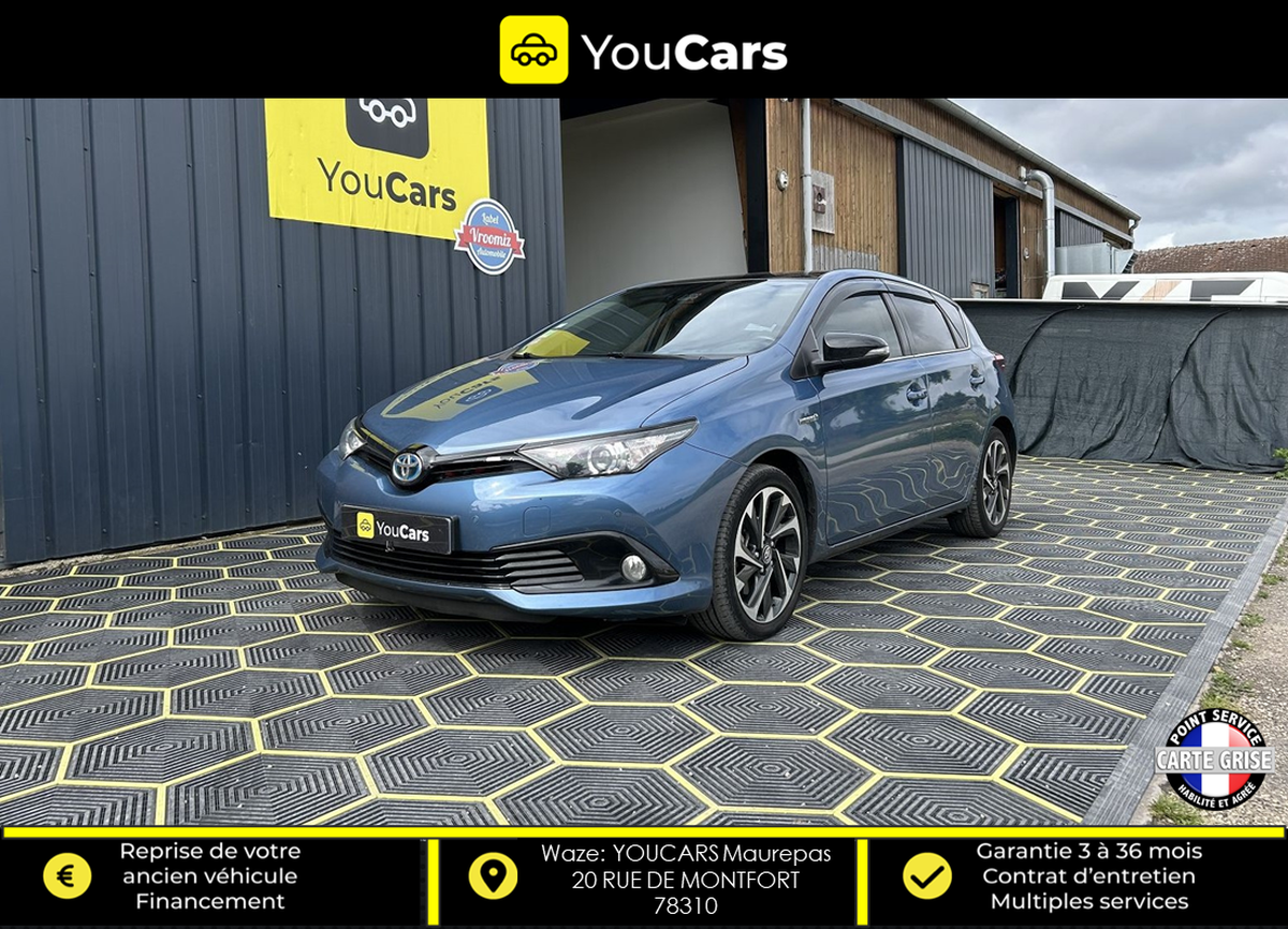 Toyota Auris DESIGN Hatchback 1.8 VVT-i Hybride 99 cv TOIT PANORAMIQUE - CAMERA DE RECUL