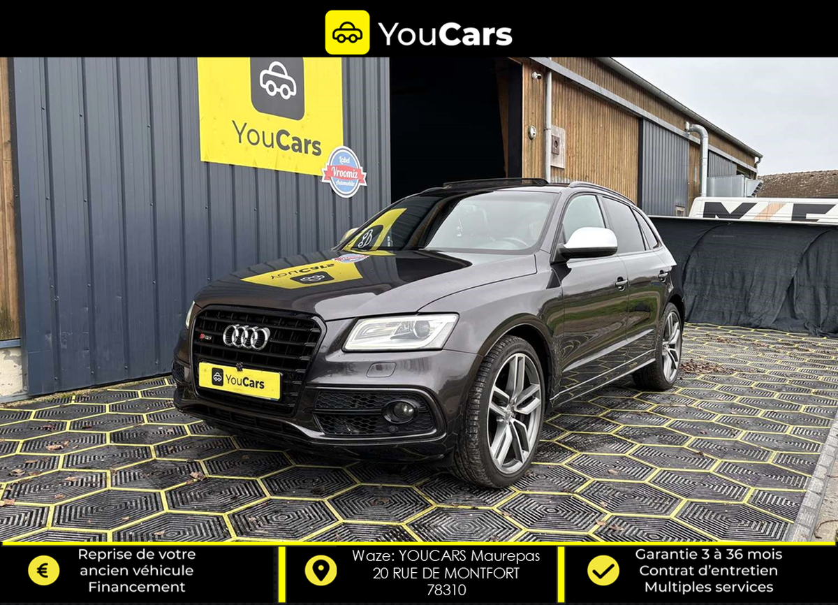 Audi SQ5 3.0 TDI V6 Quattro Tiptronic8 313 cv Boîte auto TOIT OUVRANT CAMERA DE RECUL ATTELAGE