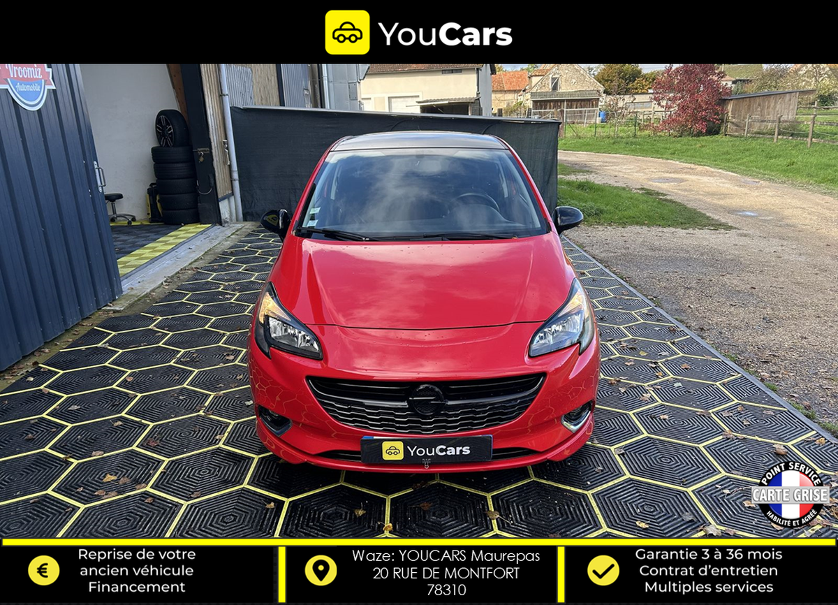 Opel Corsa E OPC LINE 3 Portes 1.4 i 101 cv FACTURE D'ENTRETIEN - ECRAN BLUETOOTH