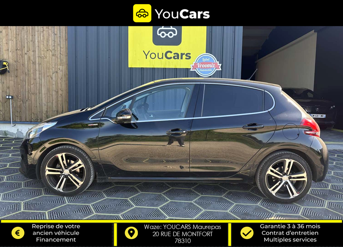 Peugeot 208 GT LINE 5 Portes 1.6 Blue HDi 99 cv RADAR DE RECUL APPLE CARPLAY ENTRETIEN A JOUR